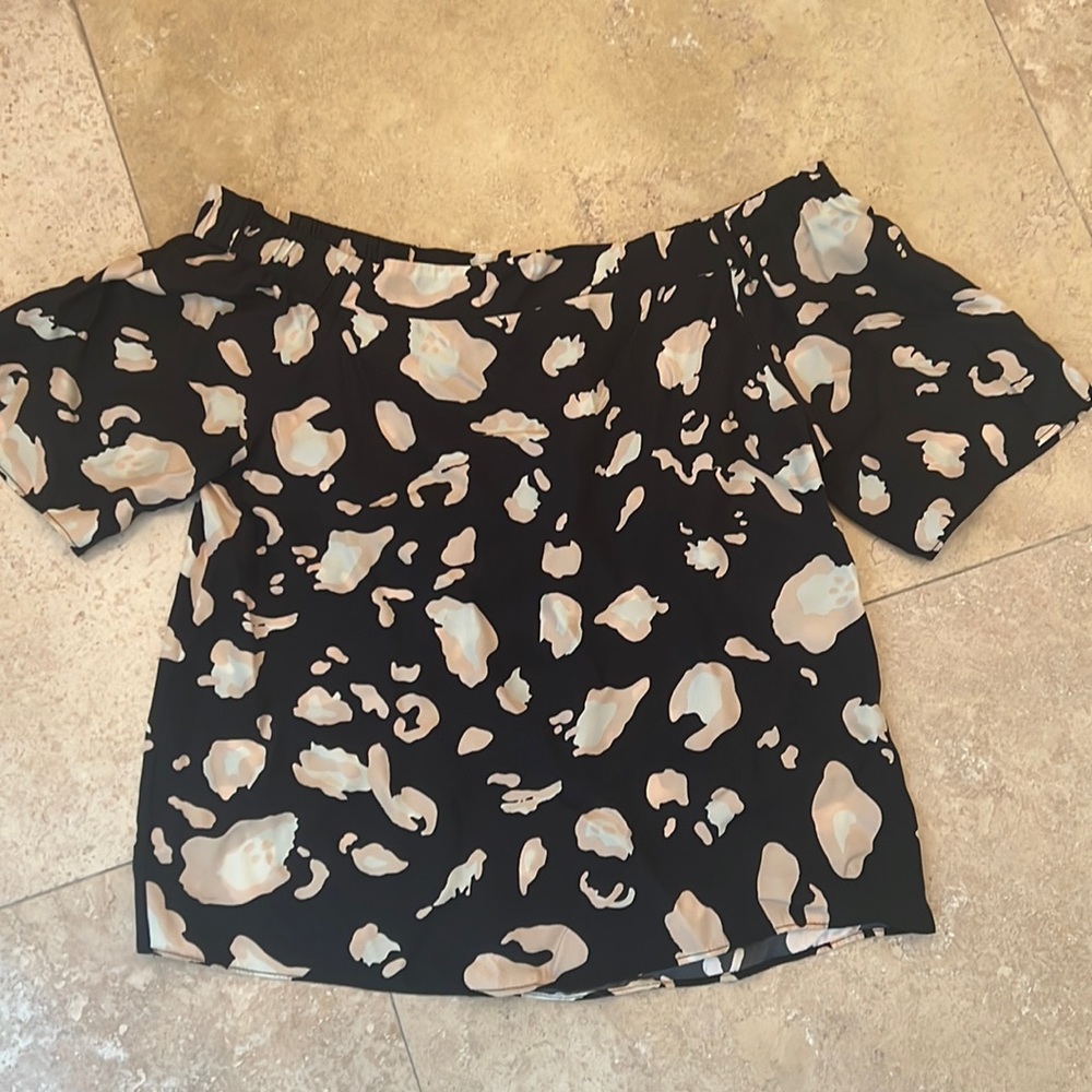 La Roque Floral Off The Shoulder Top